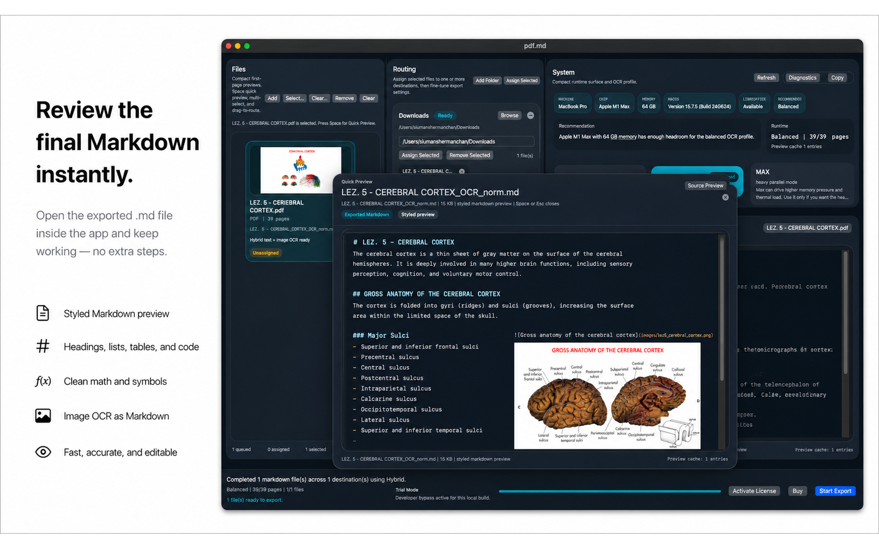 PDF-MD final Markdown preview.